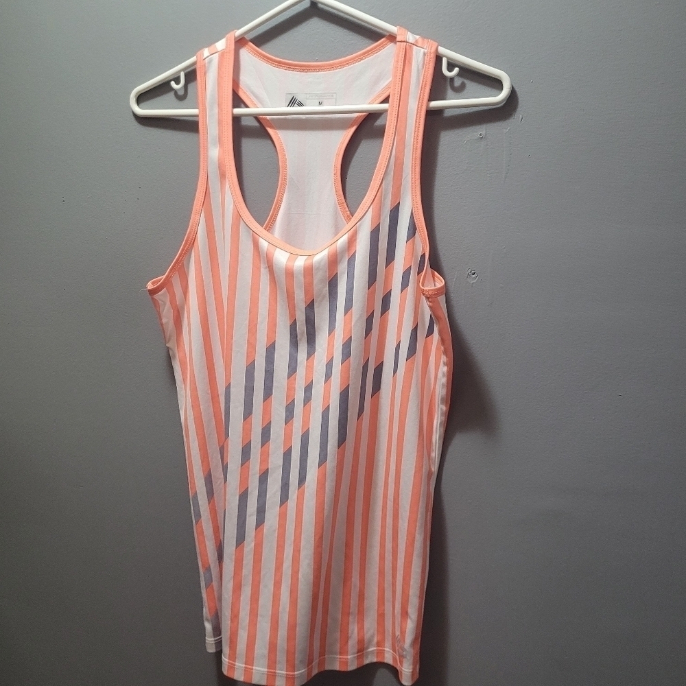 RBX Performance Racerback Striped Tank Top M